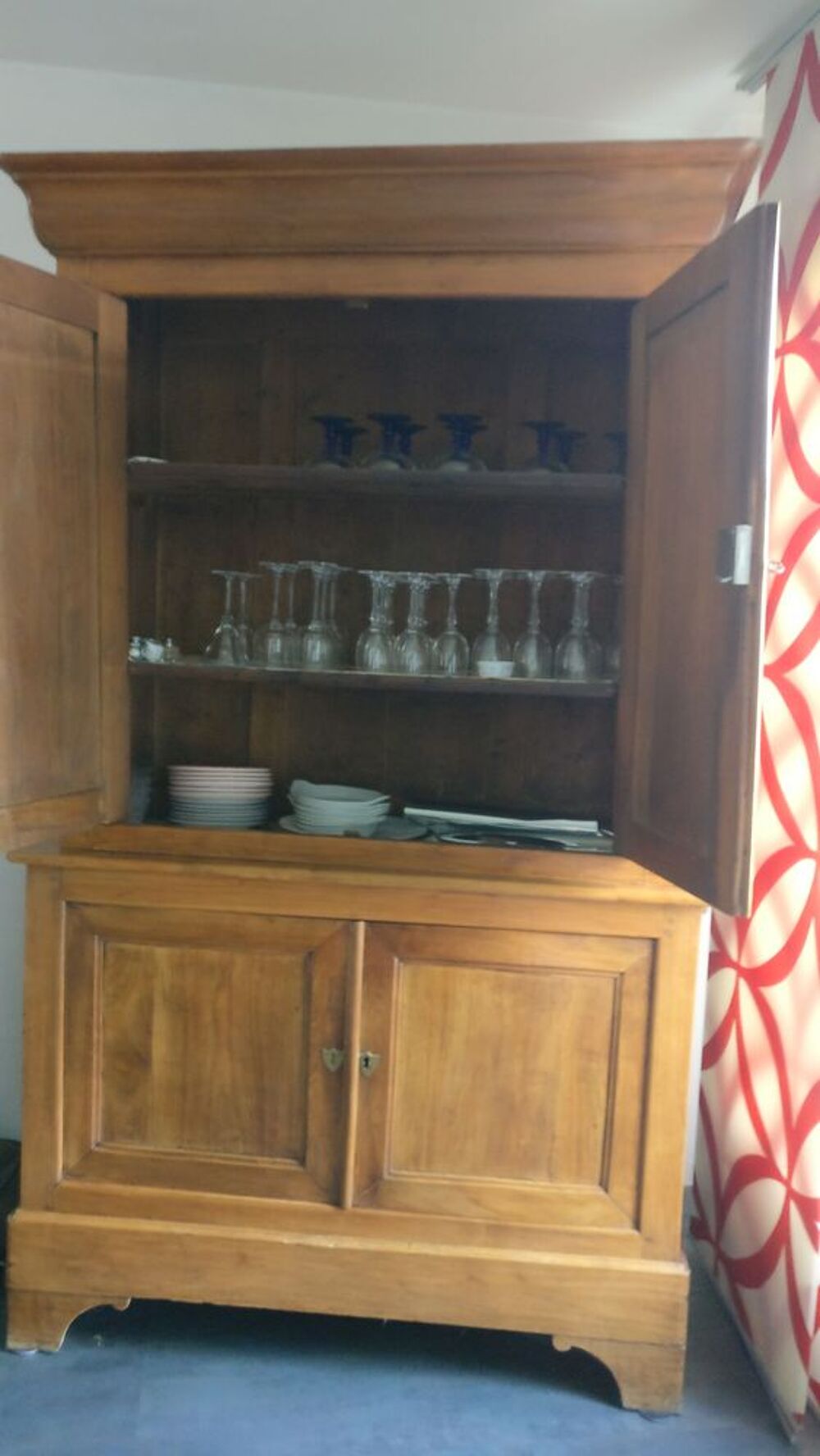 meuble 2 corps en merisier Meubles