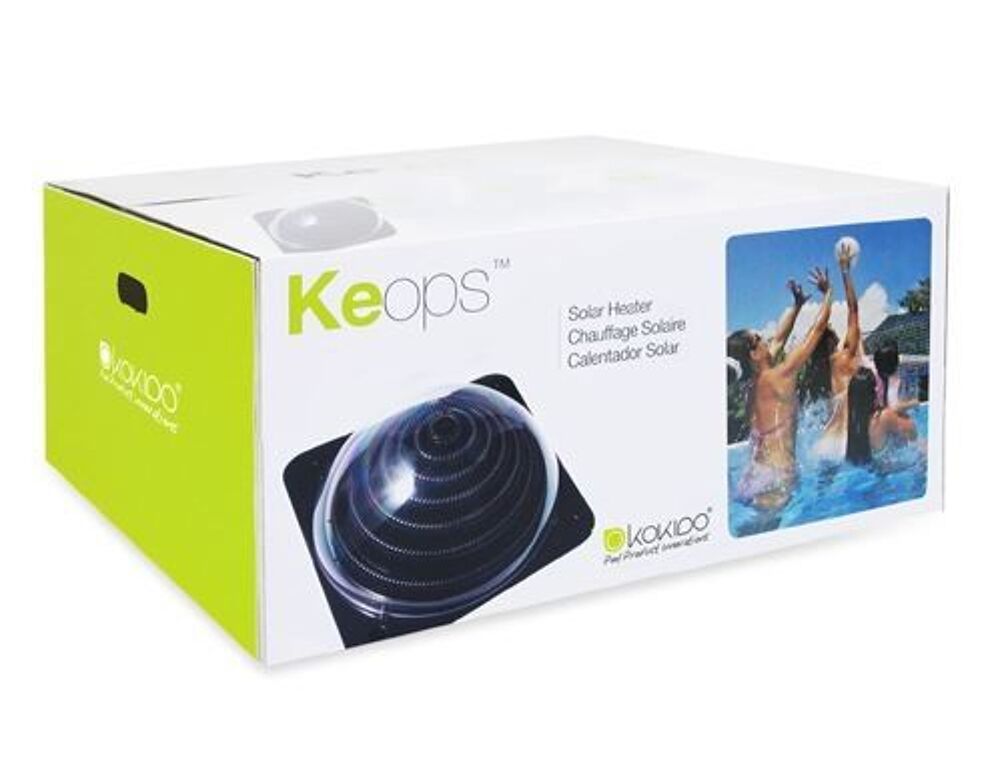 Dome keops pour augmenter eau piscine Jardin