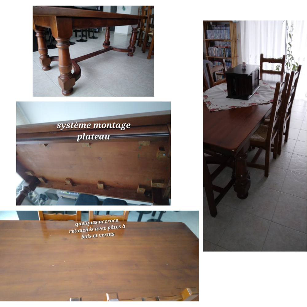 Table + 6 chaises Meubles