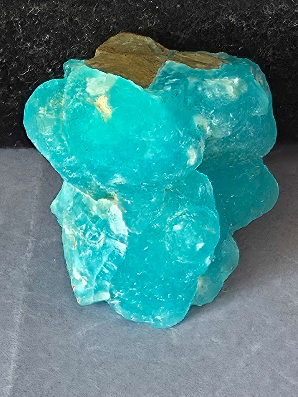 H&eacute;mimorphite Bleue Cristallis&eacute;e Katanga RDC-Min&eacute;ral Brut Collection 10g 