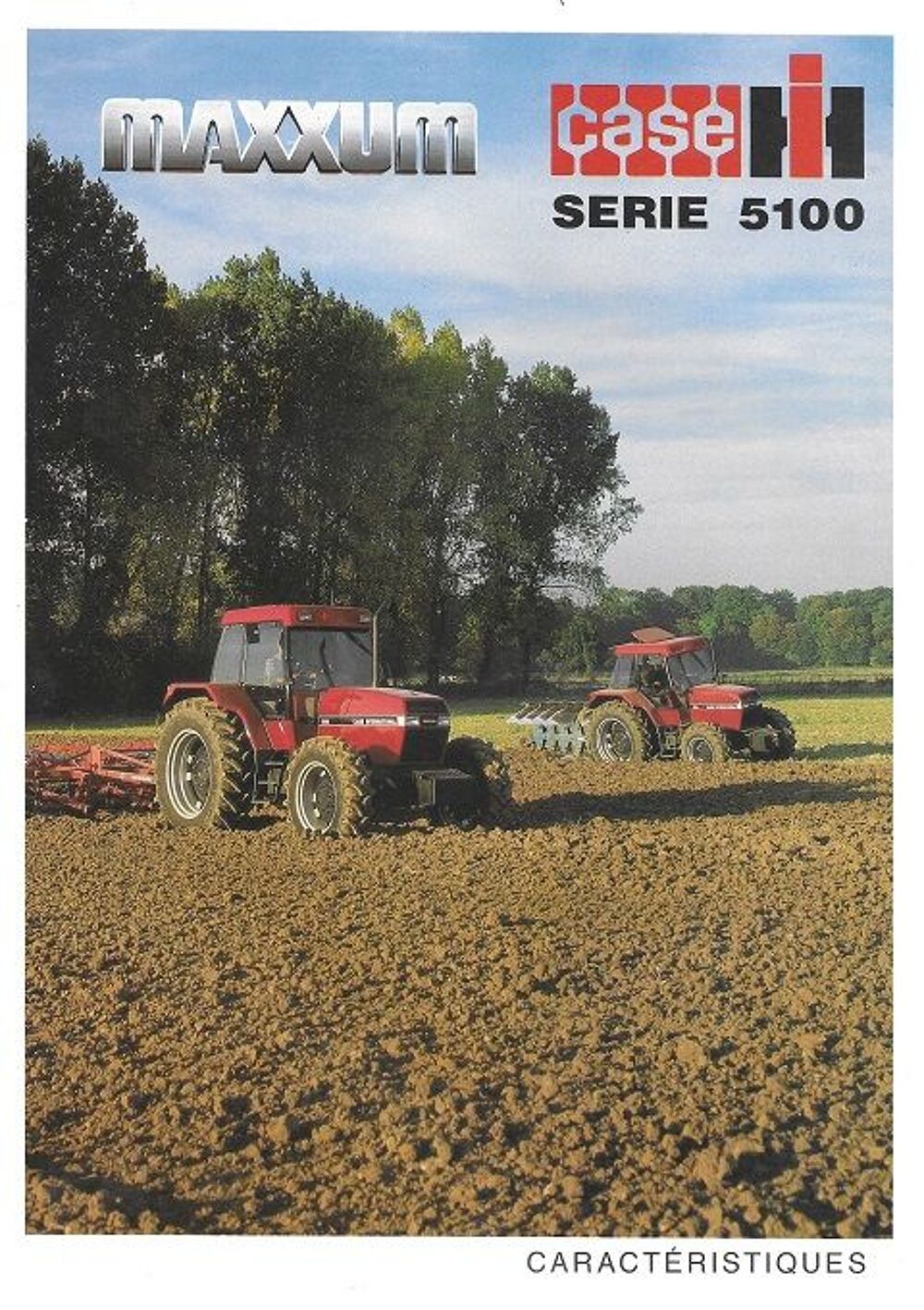 Prospectus d&eacute;pliant tracteur CASE IH MAXXUM 