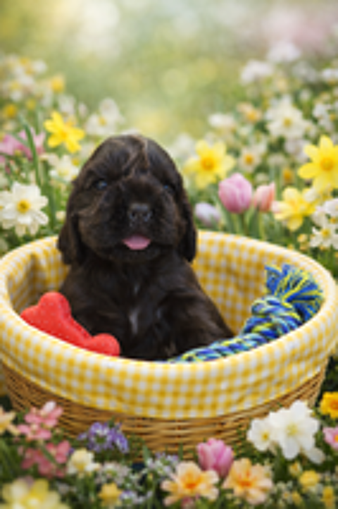   Chiot COCKER ANGLAIS. non-lof (3-4*CB) 