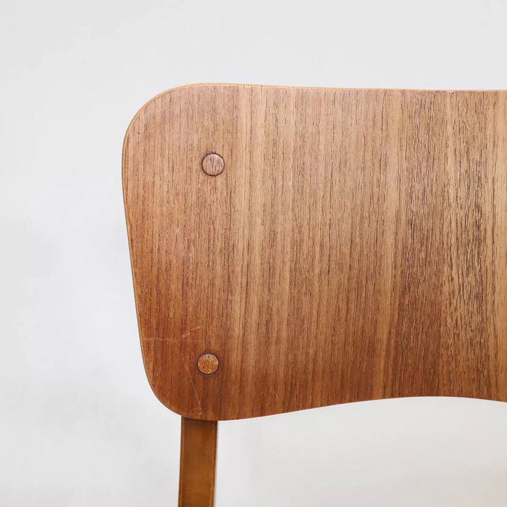 Chaise scandinave en teck par Kofod Larsen Meubles