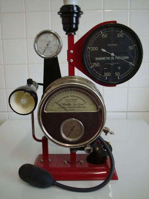 Lampe de bureau industrielle,objet ancien,décoration vintage 120 Is-sur-Tille (21)