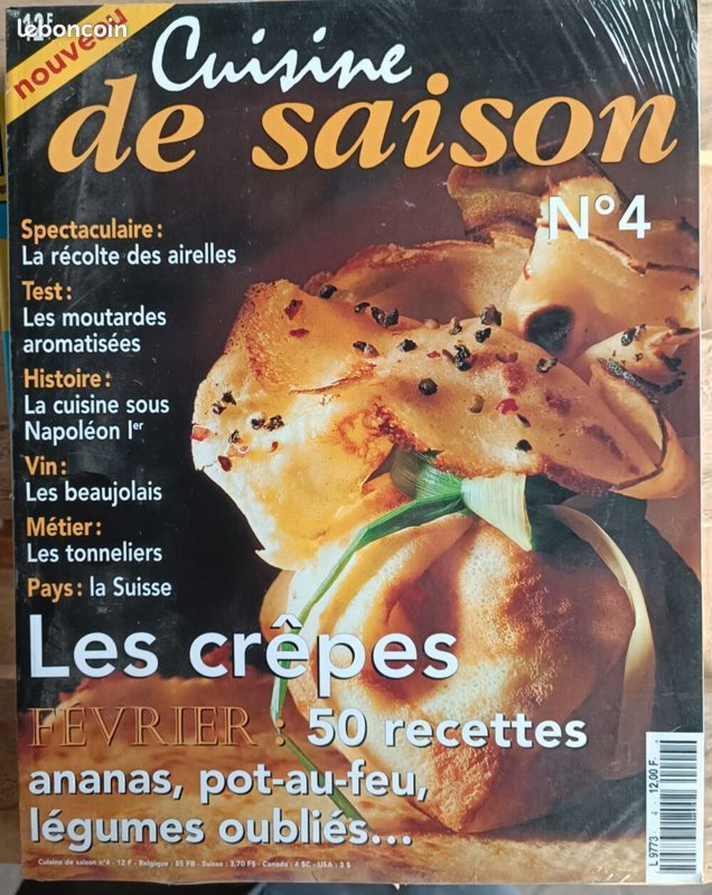 Magazines "Cuisine de saison" Livres et BD