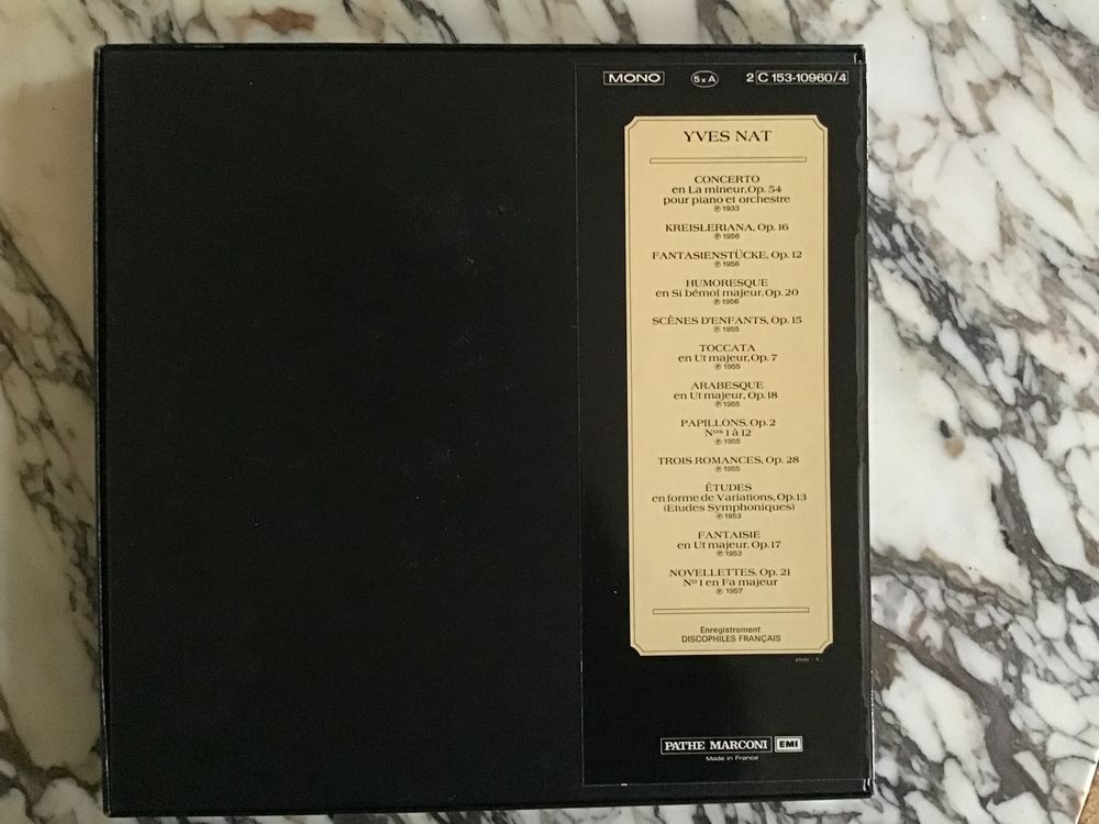 Yves Nat - Schumann CD et vinyles