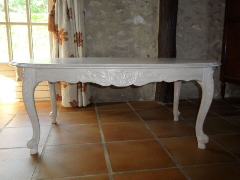 Table basse relookée (patinée à l'ancienne) 220 Denonville (28)