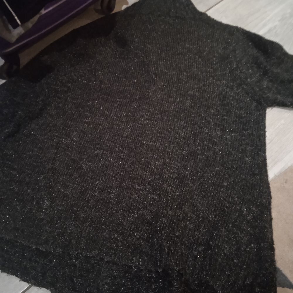 Veste grise manches longues T48 60% acrylique Vêtements