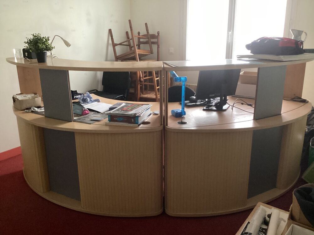 Bureau d'Accueil Demi-Circulaire Professionnel Meubles