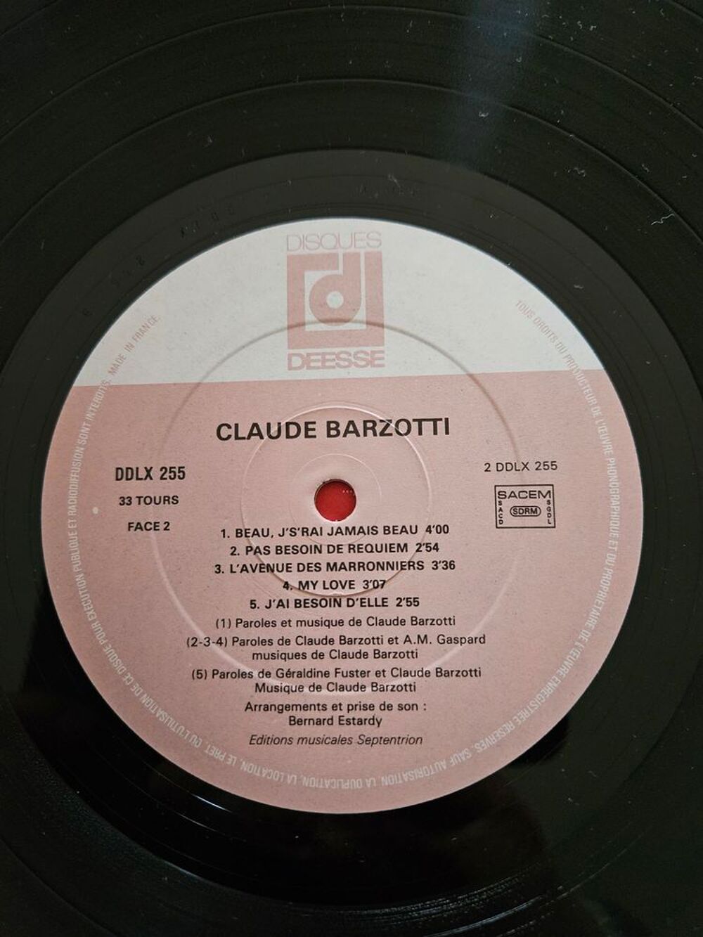 Barzotti 33t Beau, J's'rai Jamais Beau ddlx 255 CD et vinyles