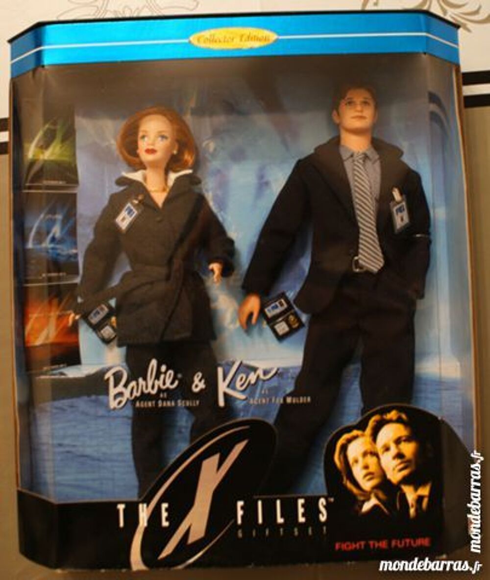 &quot;Poup&eacute;e Barbie &amp; Ken colector &eacute;dition &quot;&quot;The X-Files&quot;&quot;&quot; Jeux / jouets