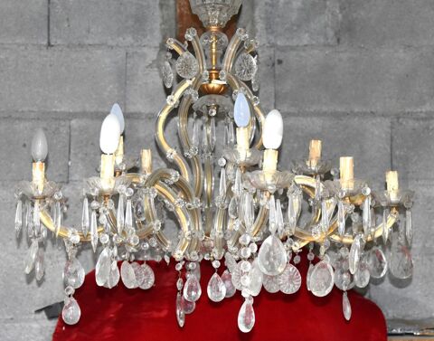 Tr�s beau Lustre de style 15 Lampes ? 10 Branches - Pau (64)