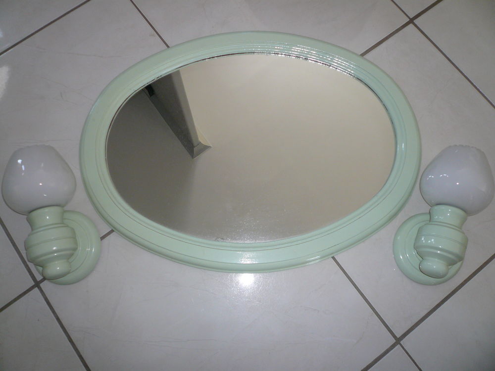 Miroir + 2 appliques Décoration