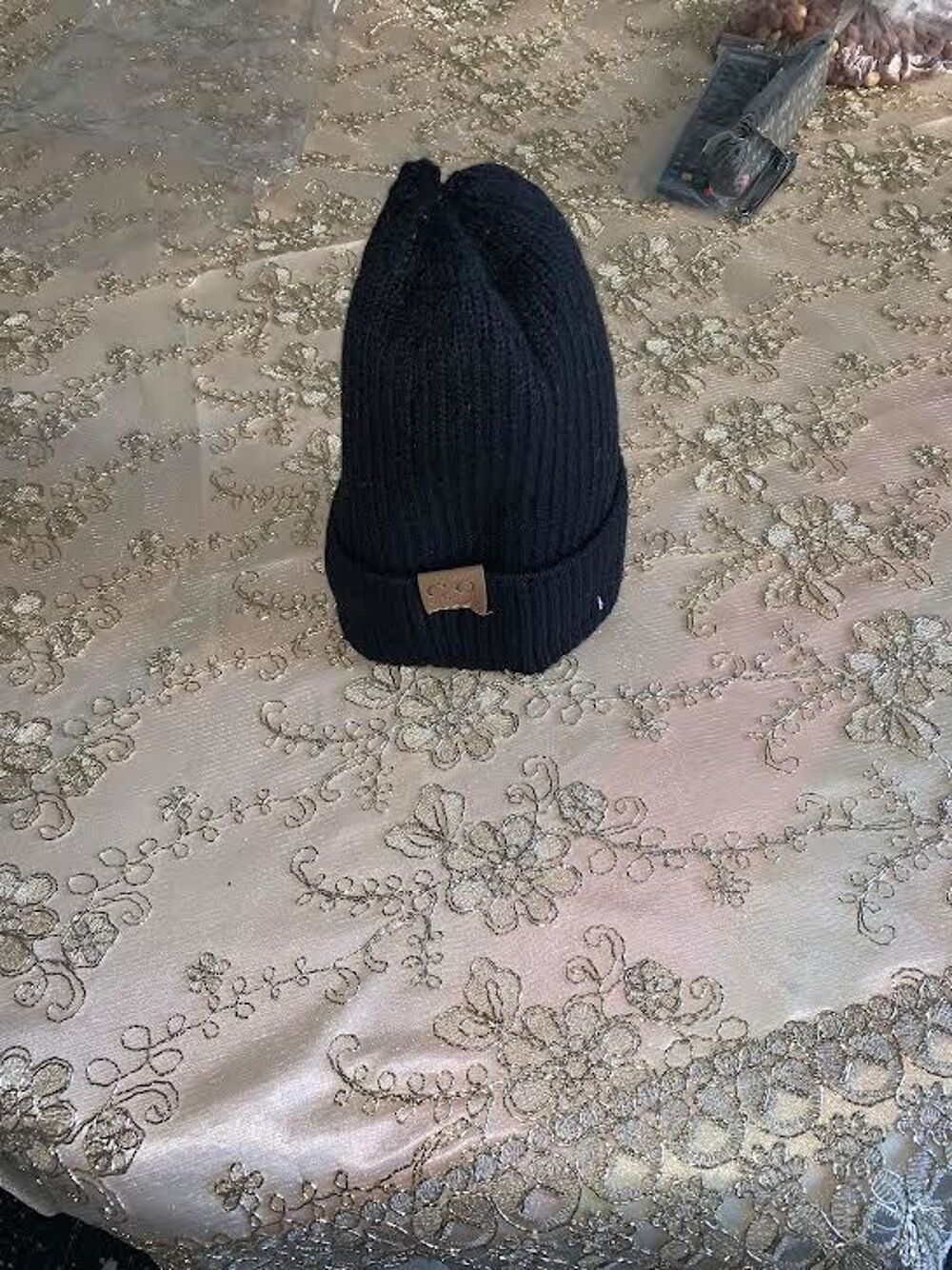 Bonnet chaud avec doublure blanc polaire Vêtements