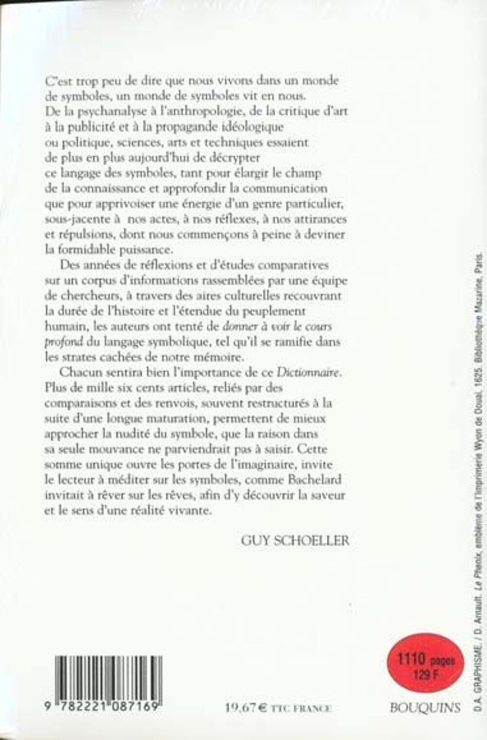Dictionnaire des symboles Livres et BD