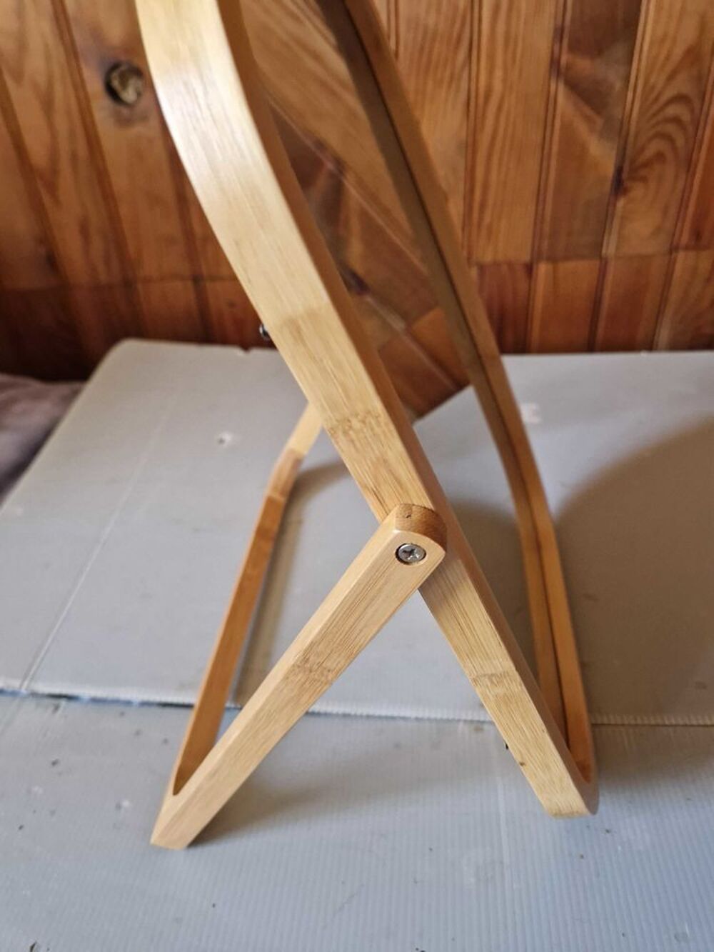 Miroir cadre bois Décoration