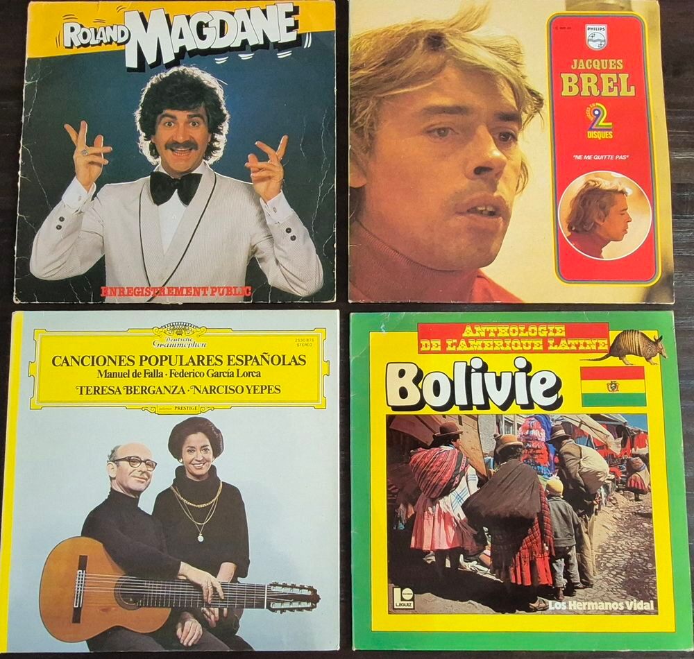 Vinyles 33t vari&eacute;t&eacute; fran&ccedil;aise CD et vinyles