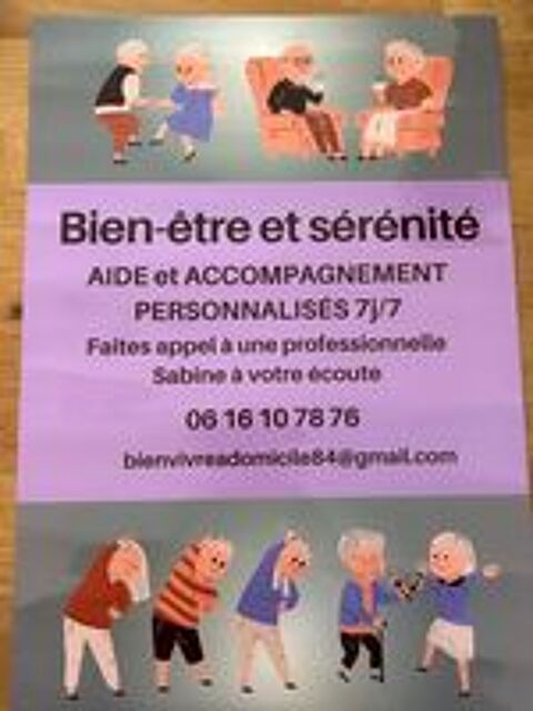   Aide et Accompagnement personnalisés 7j/7 