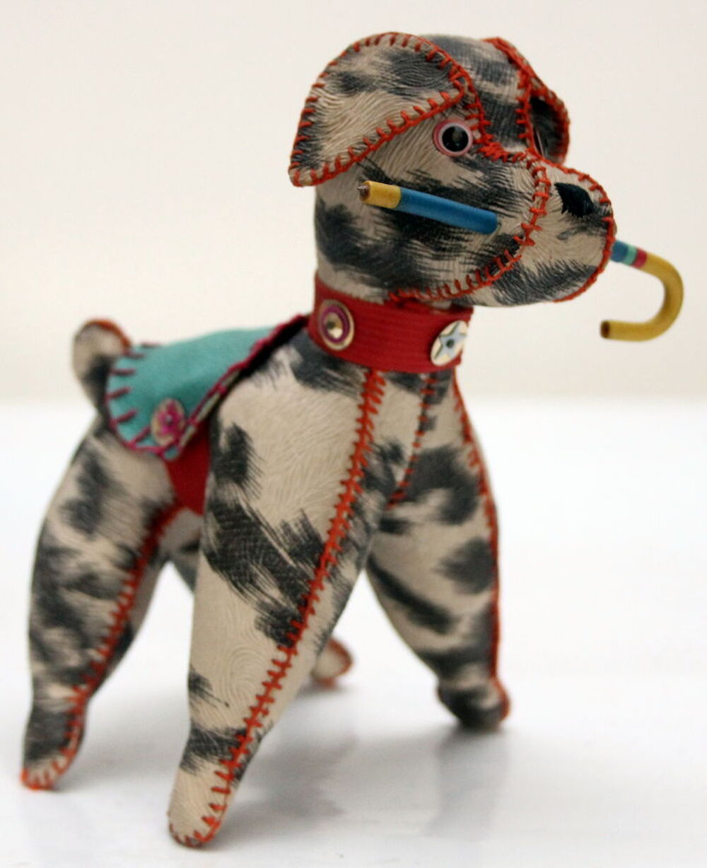 Poup&eacute;e cousue chien vintage 50 - 60 