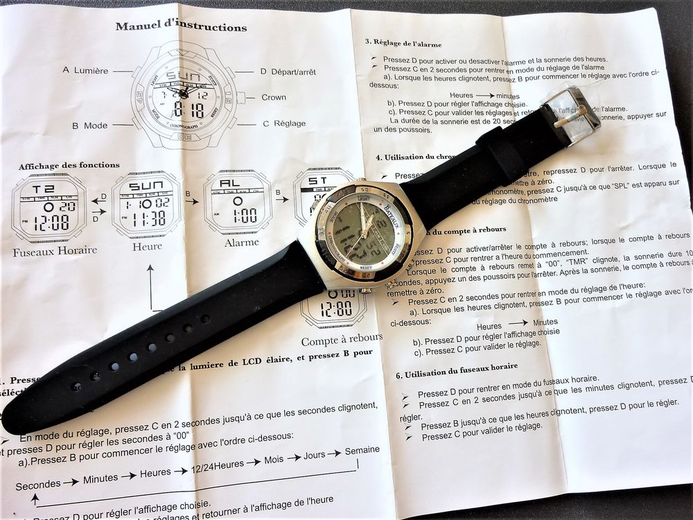 LIP for Bateaux montre homme multifonctions &eacute;dition limit&eacute;e Bijoux et montres