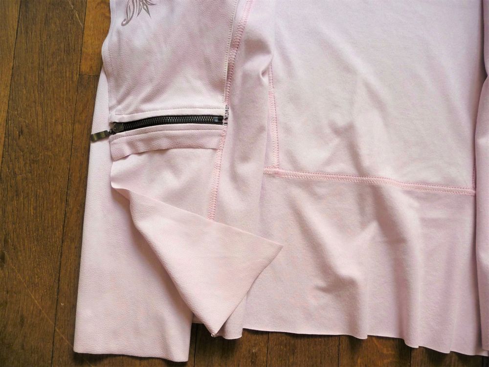 Veste Rose Pastel Imitation Daim Manches Longues- One O One Vêtements