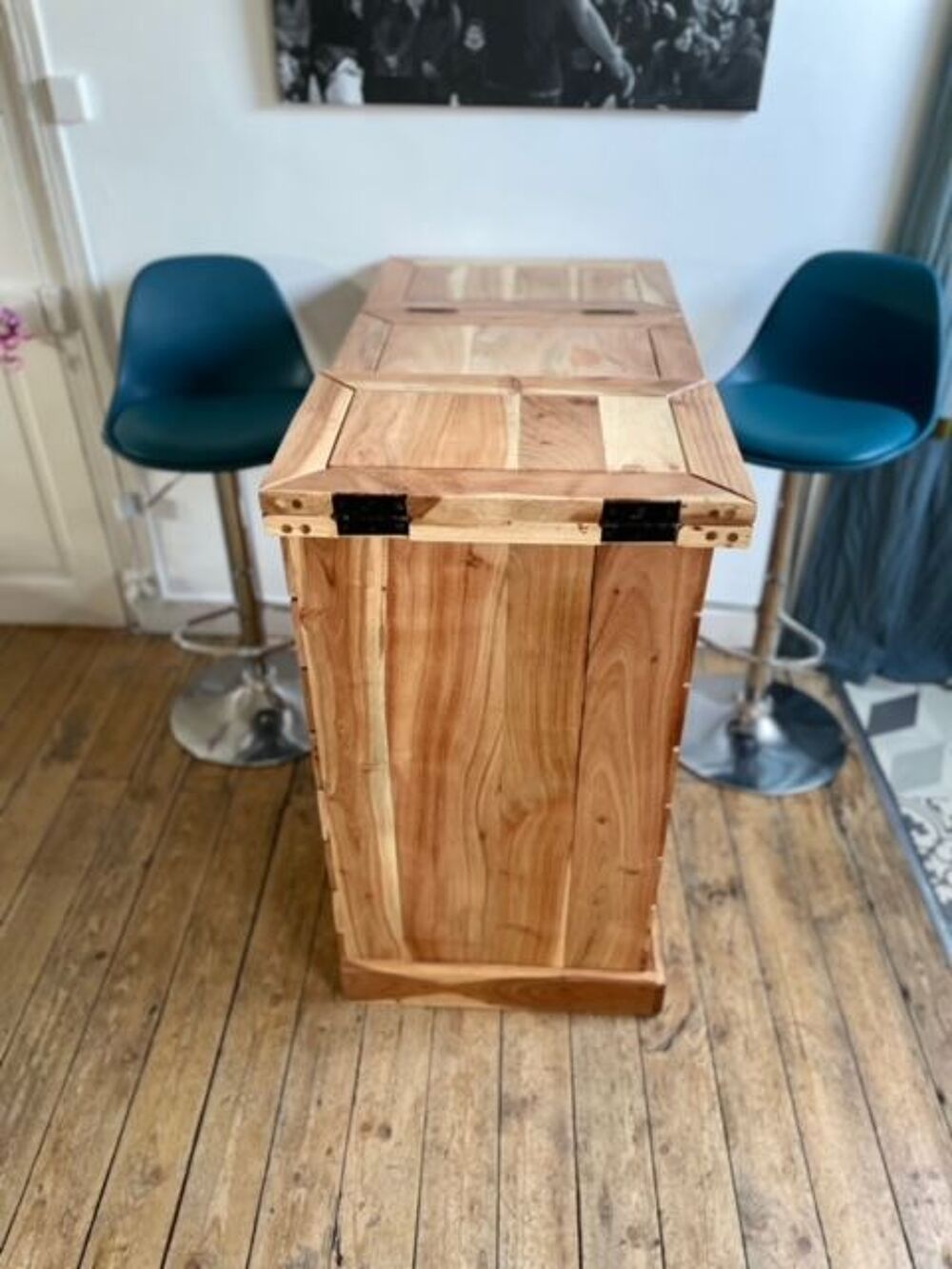 Le bar buffet en bois massif Meubles