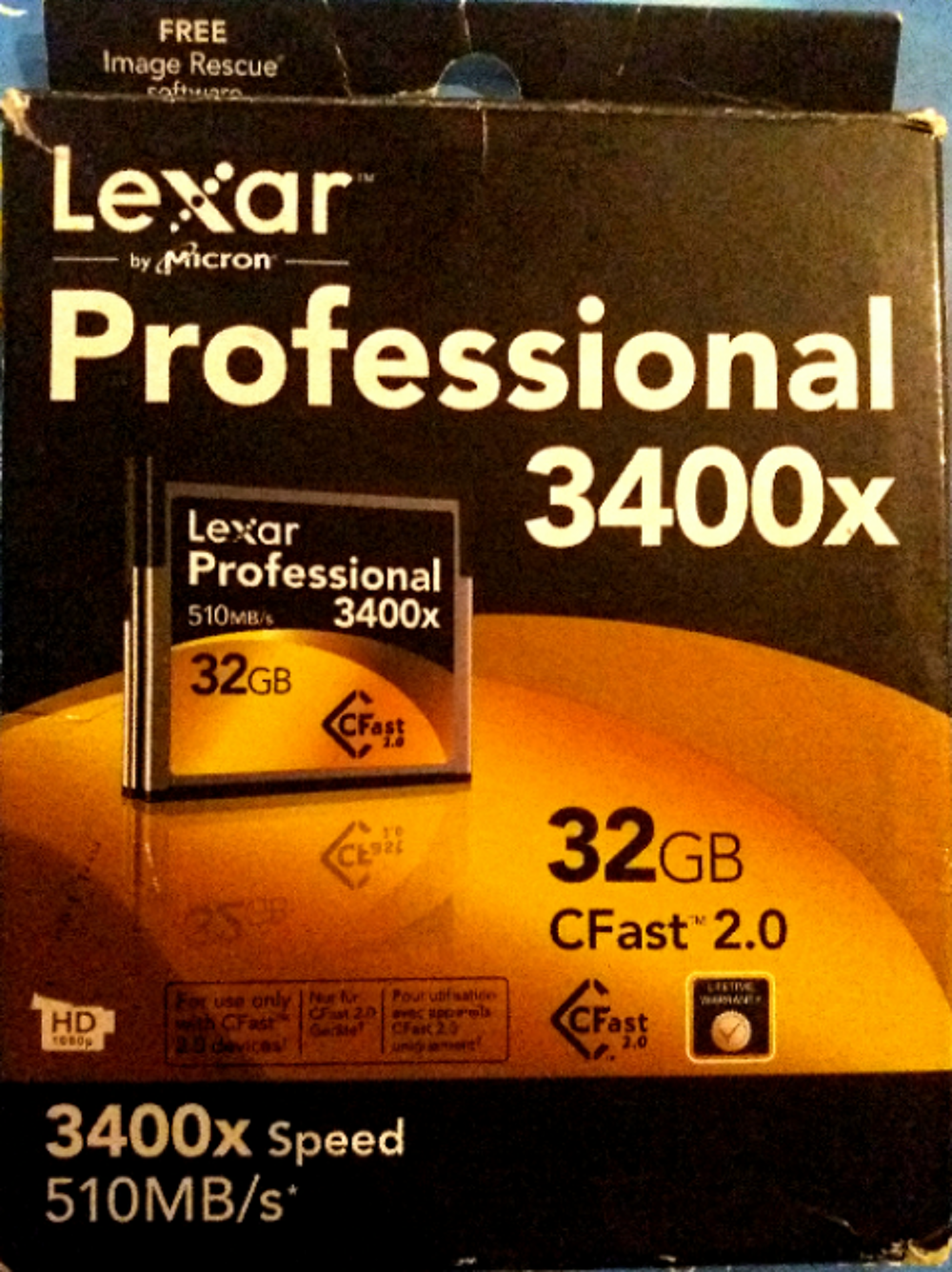 Carte M&eacute;moire Lexar Professional C Fast 2.0 Photos/Video/TV