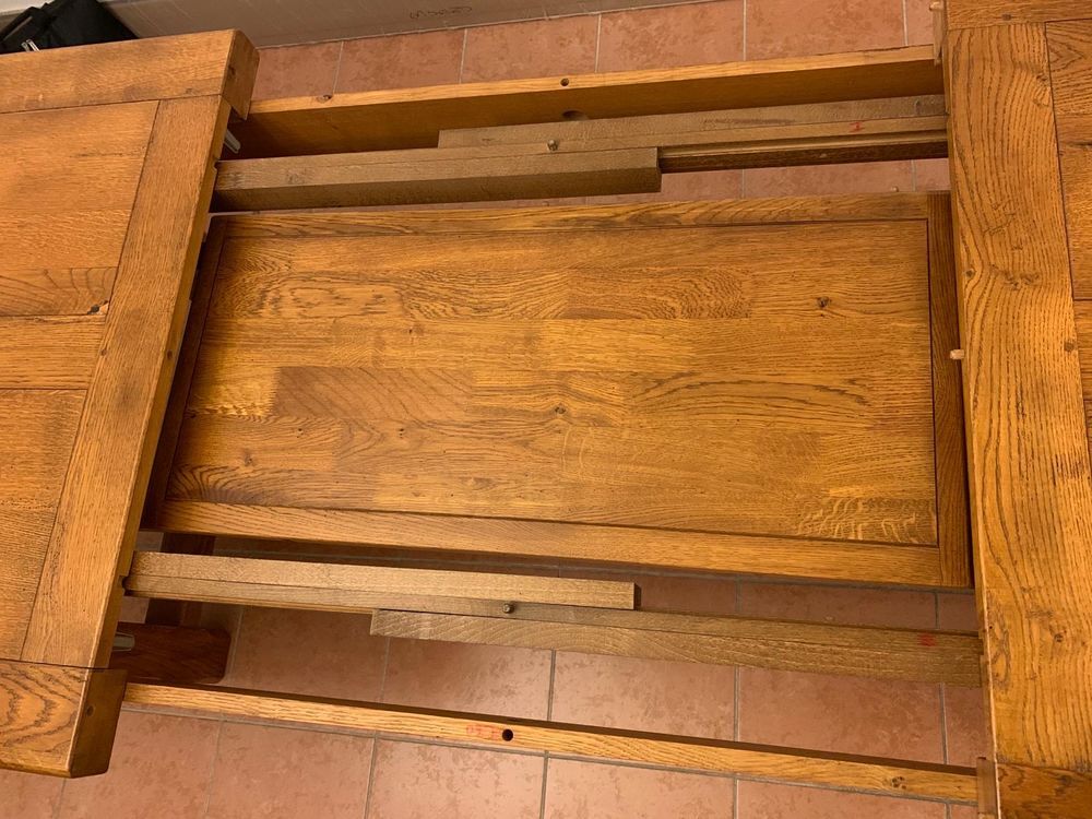 Table en ch&ecirc;ne de 2m Meubles
