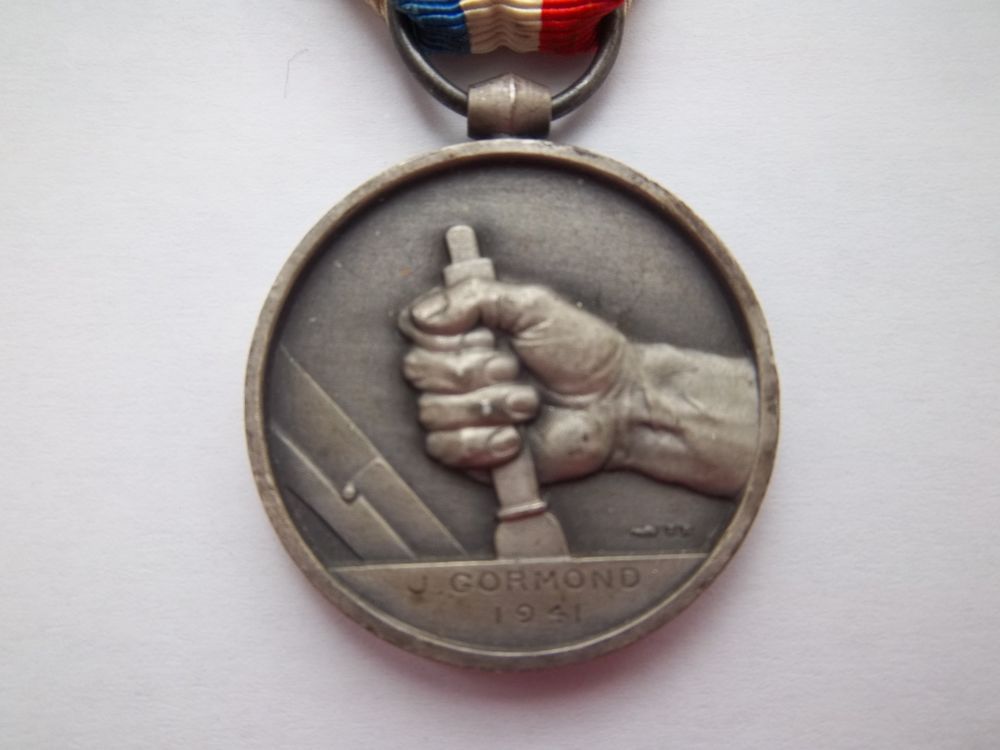 m&eacute;daille des cheminots 1941 collection train vintage 