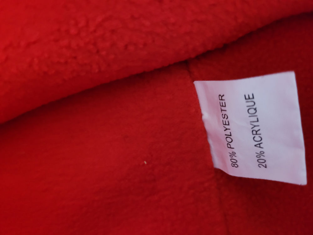 Cagoule polaire rouge Canadian Design Vêtements