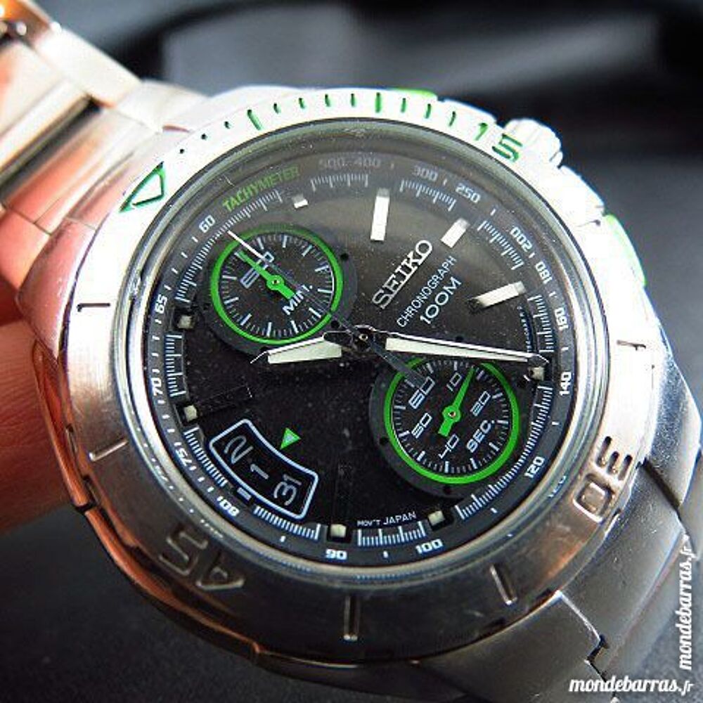 SEIKO montre 7T94A HOMME chronographe SEI0154 Bijoux et montres