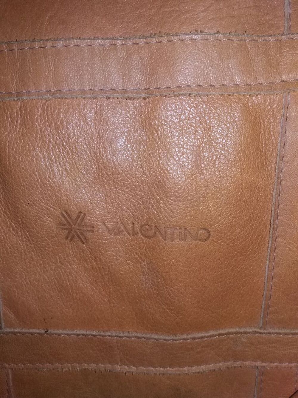 Grand sac de voyage en cuir Valentino Maroquinerie
