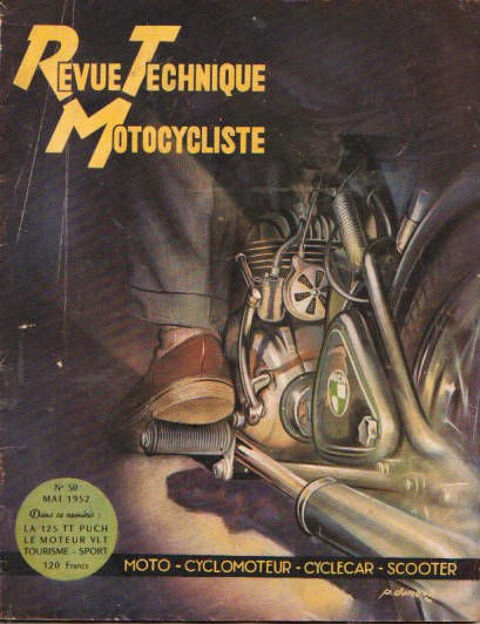 RTM 50 PUCH 125 TT à cylindre en U Moteurs auxiliaires VLT A Porspoder (29)