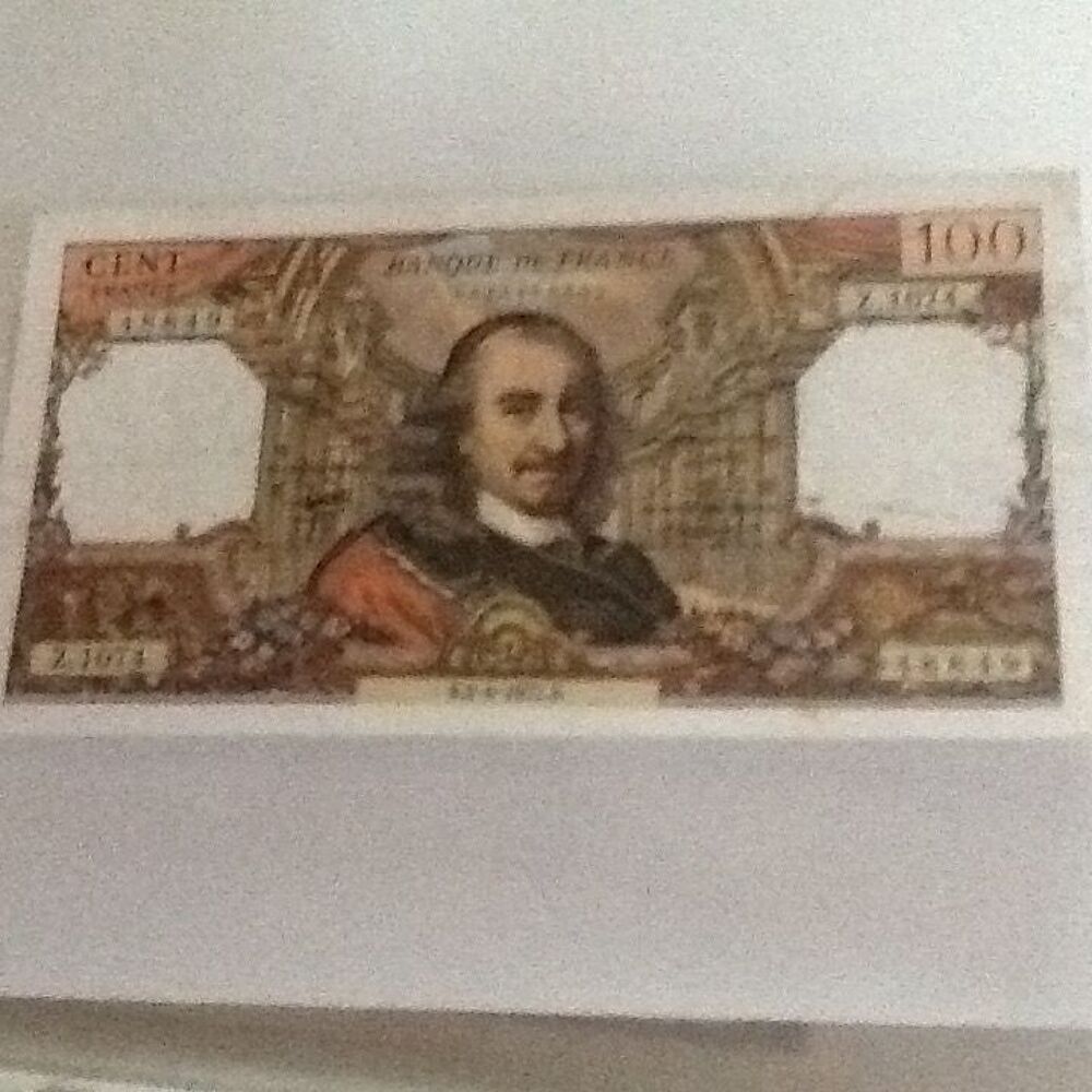 Billet francais de 100 francs 1977 