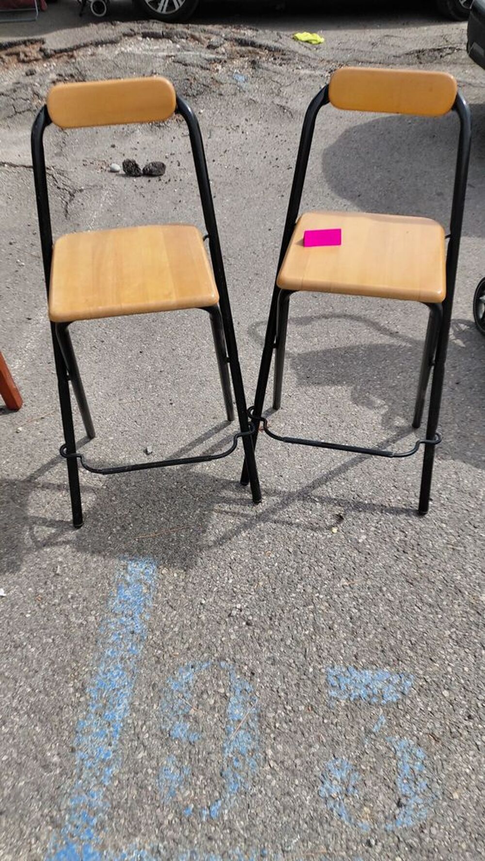 2 chaises hautes pliantes Ikea Meubles