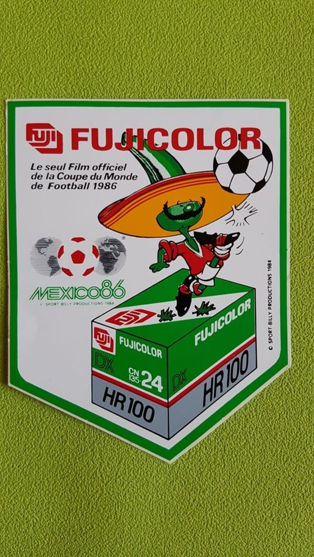 AUTOCOLLANT FUJICOLOR 