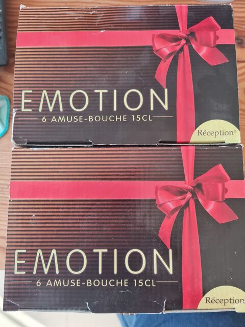 12 verrines  Emotion  15 cl en verre Champcueil (91)