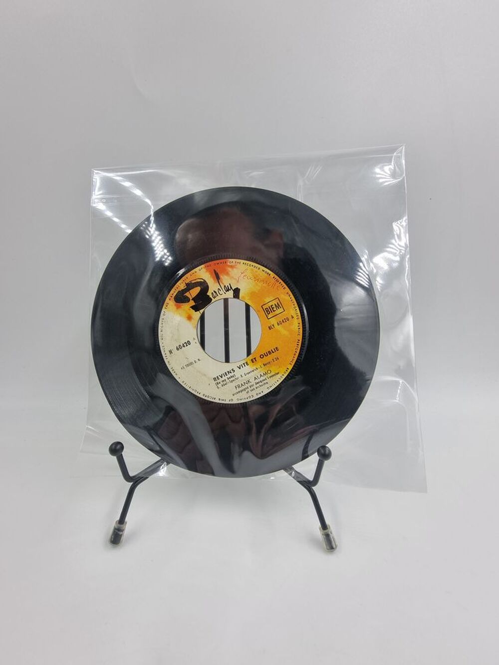 Vinyle 45 tours Frank Alamo : Reviens Vite et Oublie... Consoles et jeux vidéos