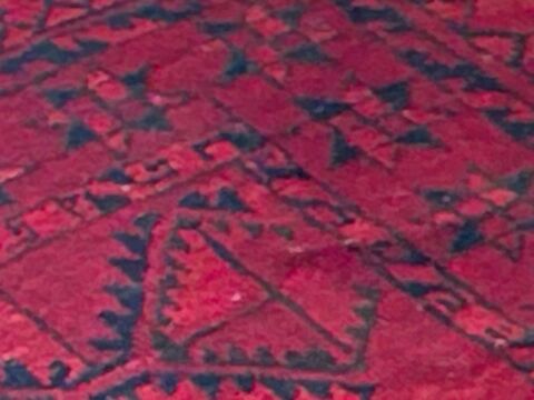 Tapis antique  persan / soie sur soir 380/290 3200 Le Boulou (66)