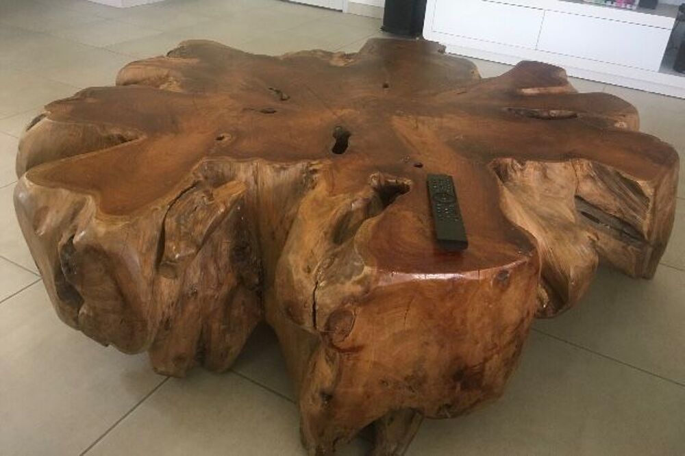 Table basse en Teck Massif Meubles