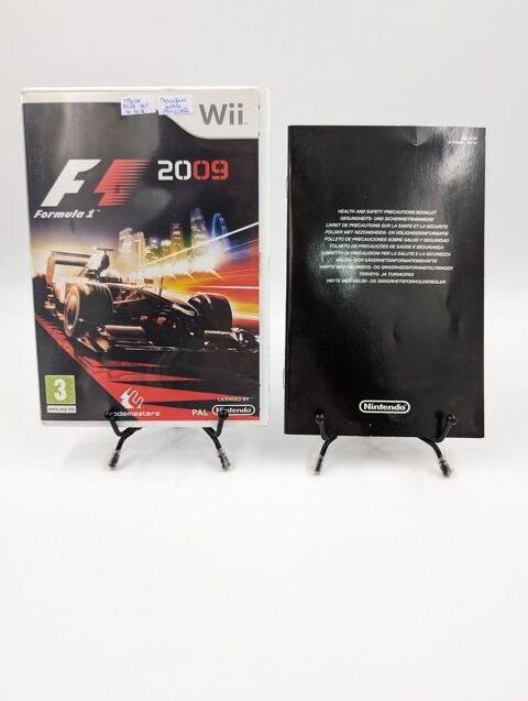   Jeu Nintendo Wii Formula 1 2009 (F1 2009) en boite + notice 