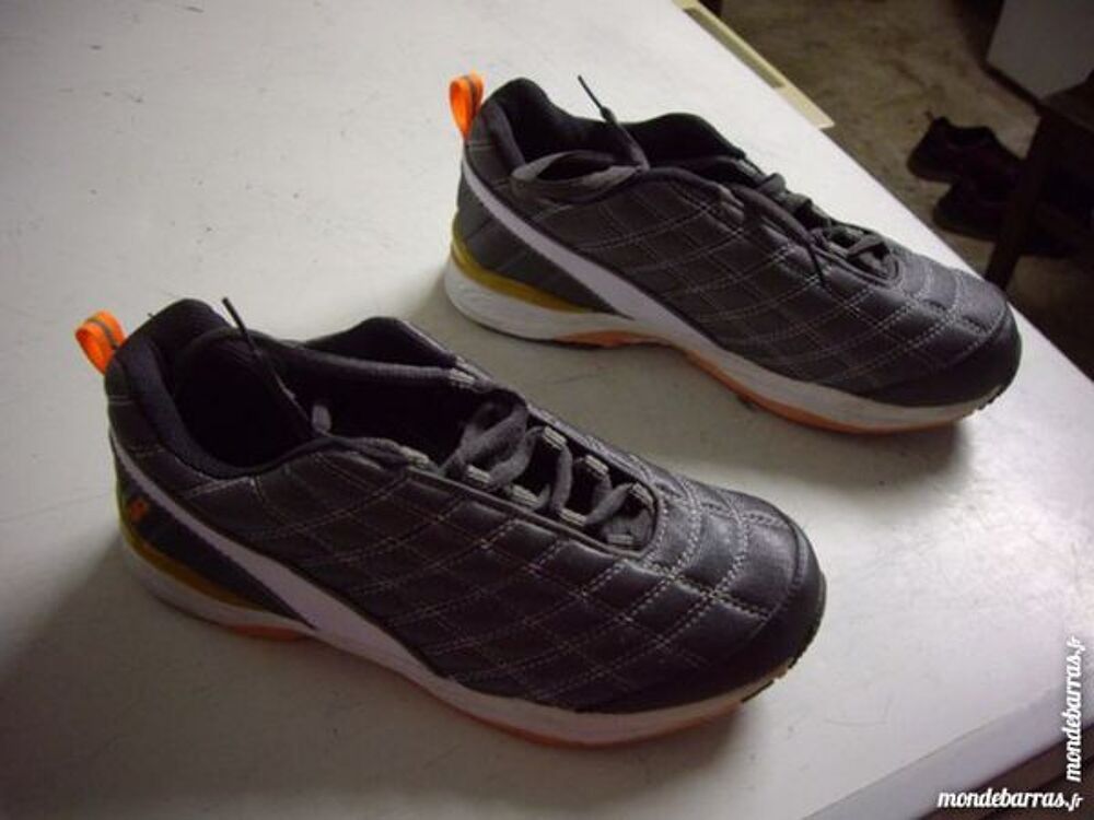 Basket de ville Gris orang&eacute; pt 38 -neufs Chaussures