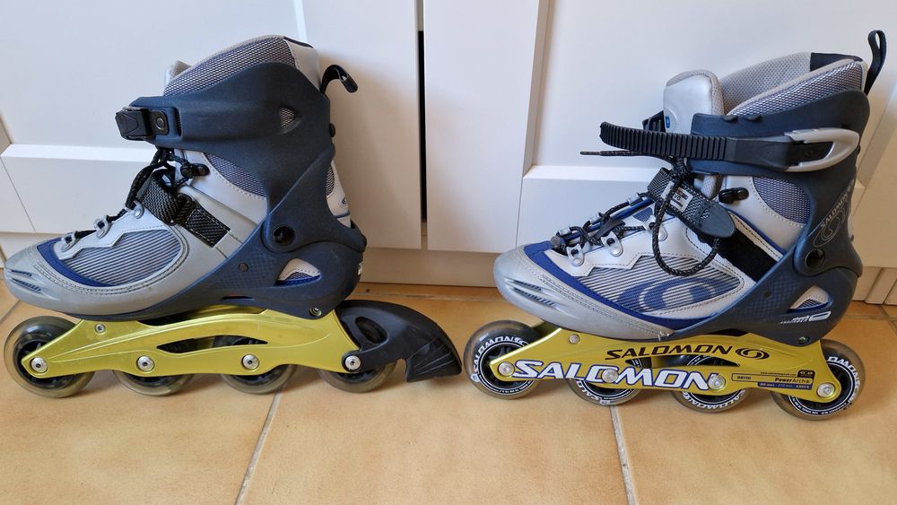 Rollers SALOMON Power Arch DR 110 P. 42 (&eacute;tat neuf) Sports