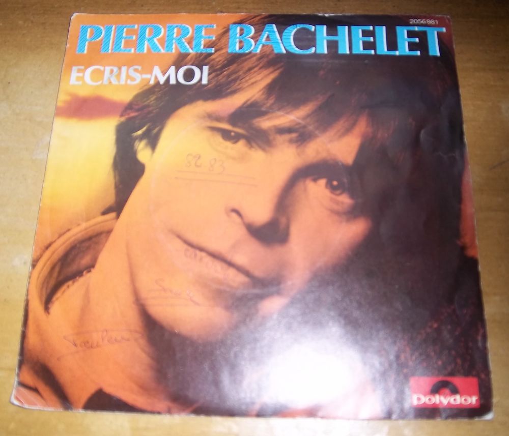 45 tours Pierre Bachelet &eacute;cris moi CD et vinyles