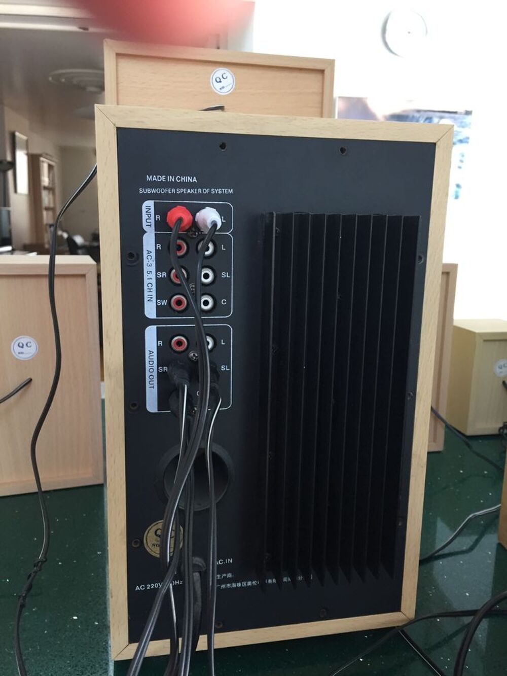 Ampli AC-3 5.1 en Bois Audio et hifi