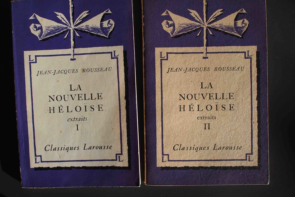 La nouvelle H&eacute;lo&iuml;se 1 et 2 - Jean-Jacques Rousseau, Livres et BD