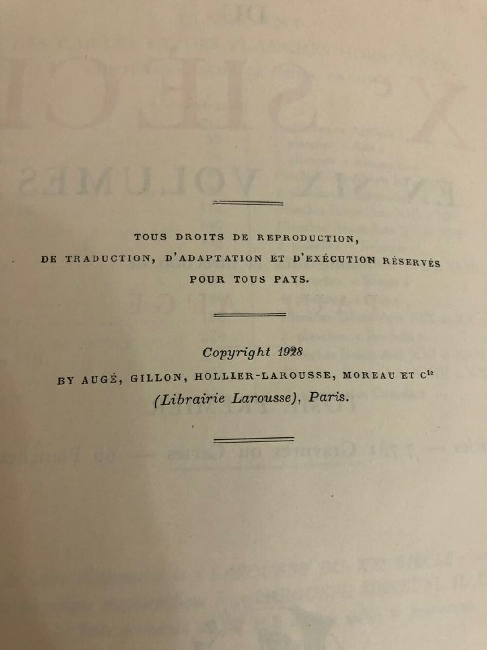 Encyclop&eacute;die LAROUSSE 