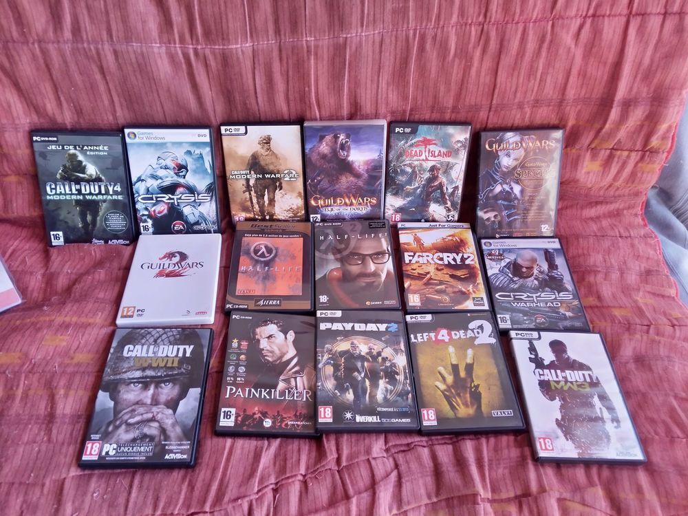 divers jeux vid&eacute;o x15 Consoles et jeux vid�os