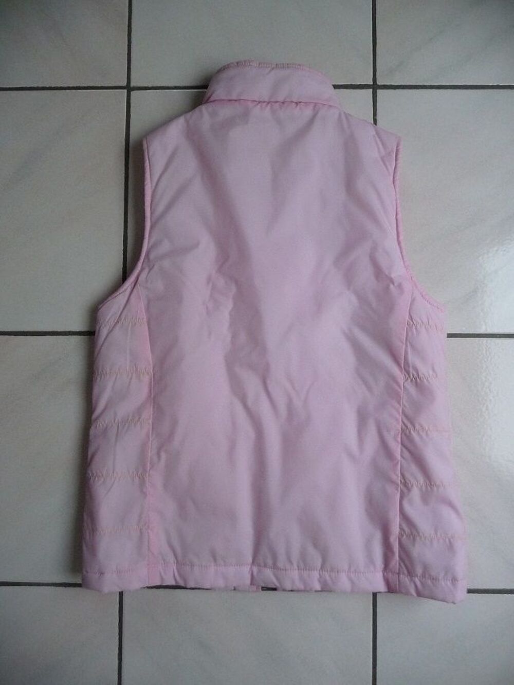 Doudoune sans manche matelass&eacute;e rose clair 10-12 ans Vêtements enfants