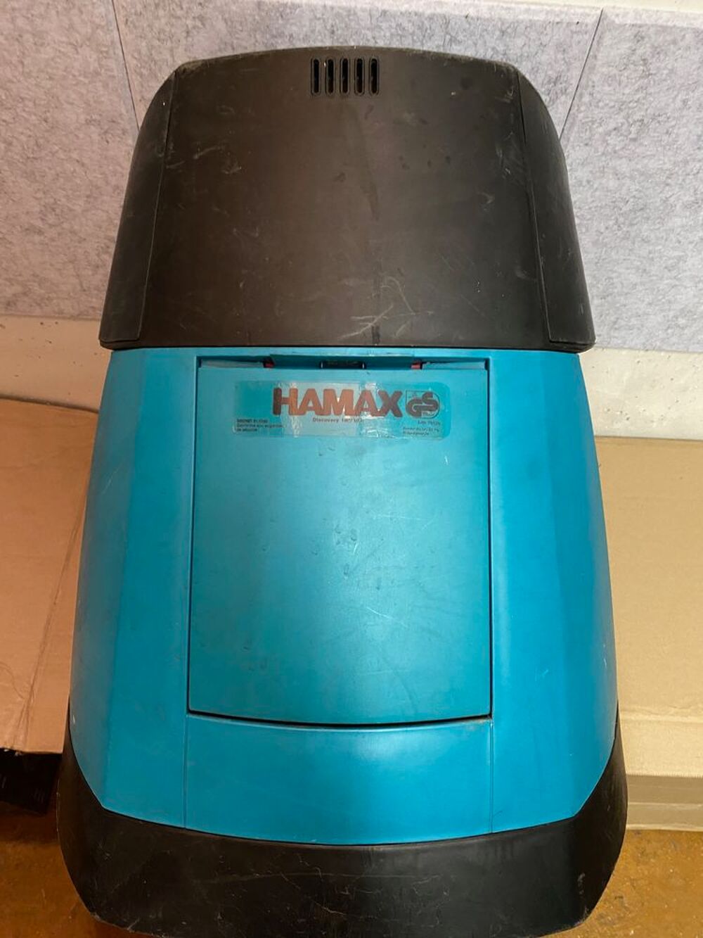 hamac v&eacute;lo enfant bleu 
marque Hamax jusqu'&agrave; 22 kilos 
si&egrave;g Puriculture